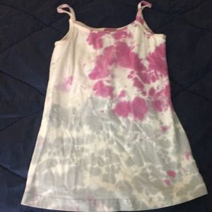 Hard tail tie dye cotton yoga top
